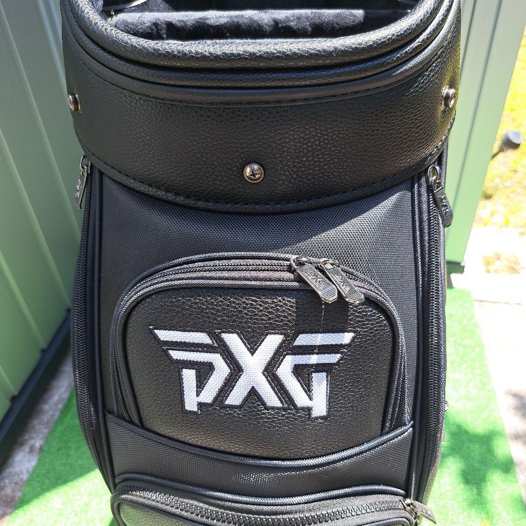 未使用に近い　PXG ブラック キャディバッグ