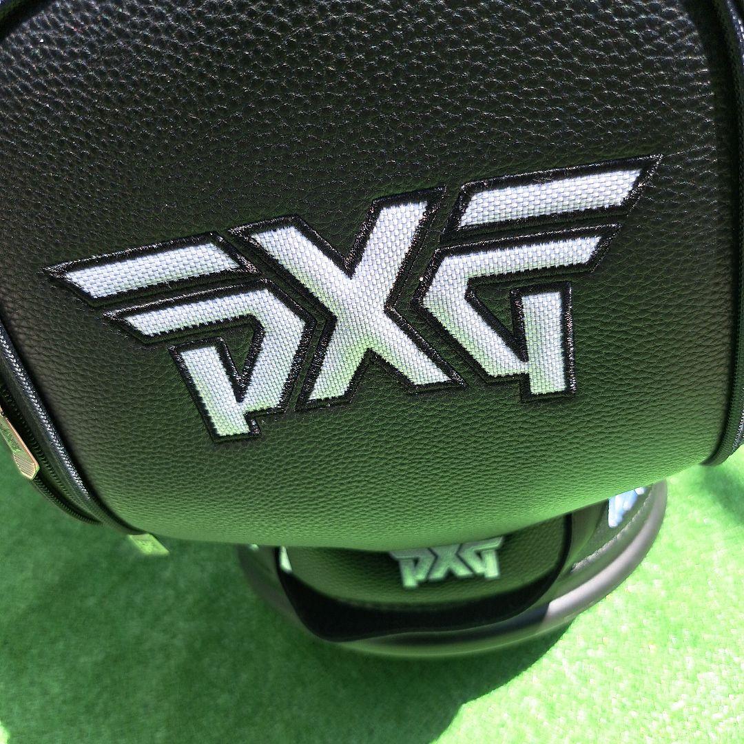 未使用に近い　PXG ブラック キャディバッグ