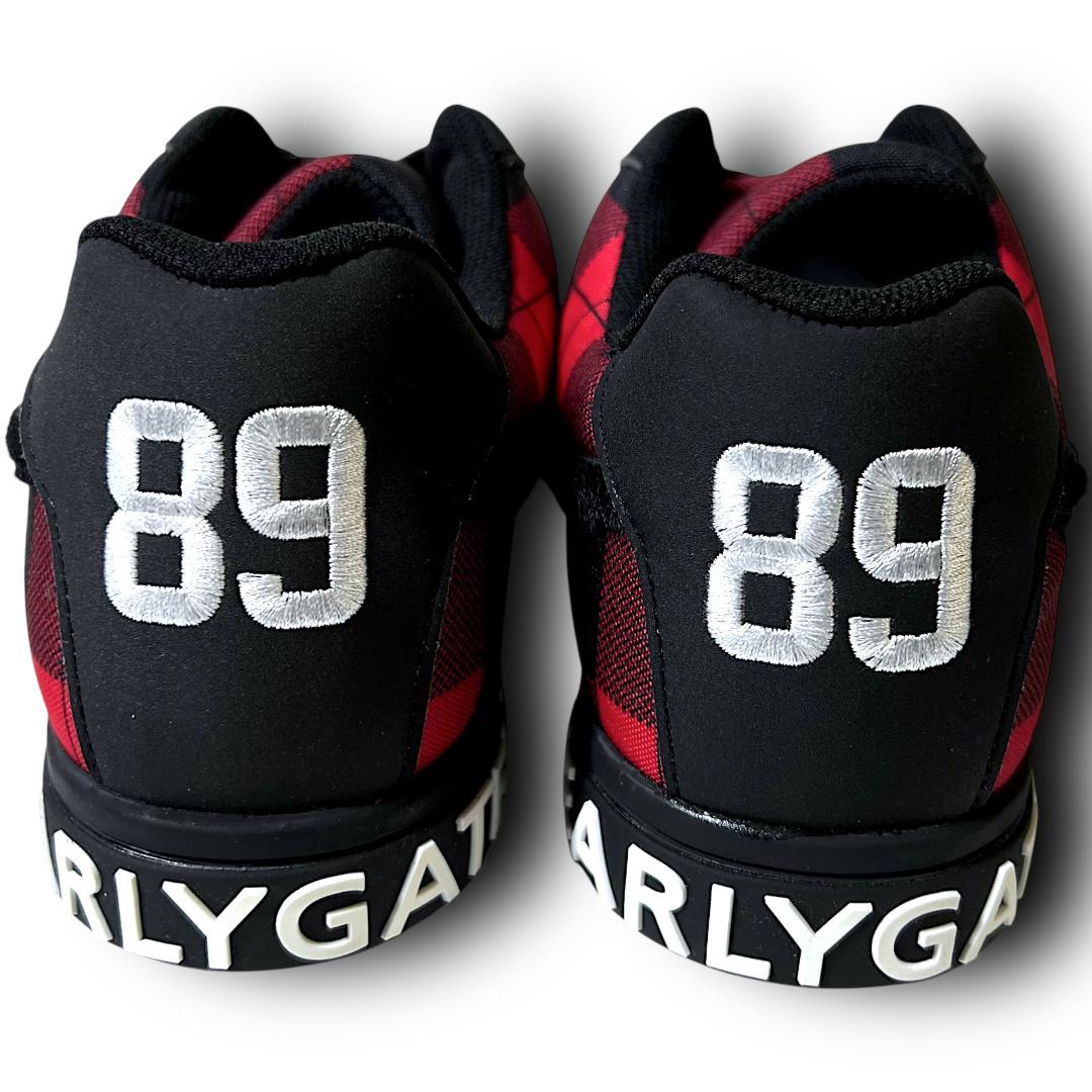 23cm パーリーゲイツ バッファローチェックゴルフシューズ 箱有り