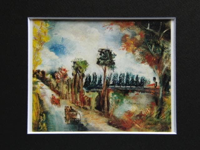 Jean Dufy、Paysage a Preuilly sur Claisse