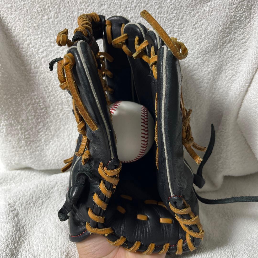 【美品】ミズノ 軟式 外野手用 グローブ ウィルドライブ サイズ14 即戦力