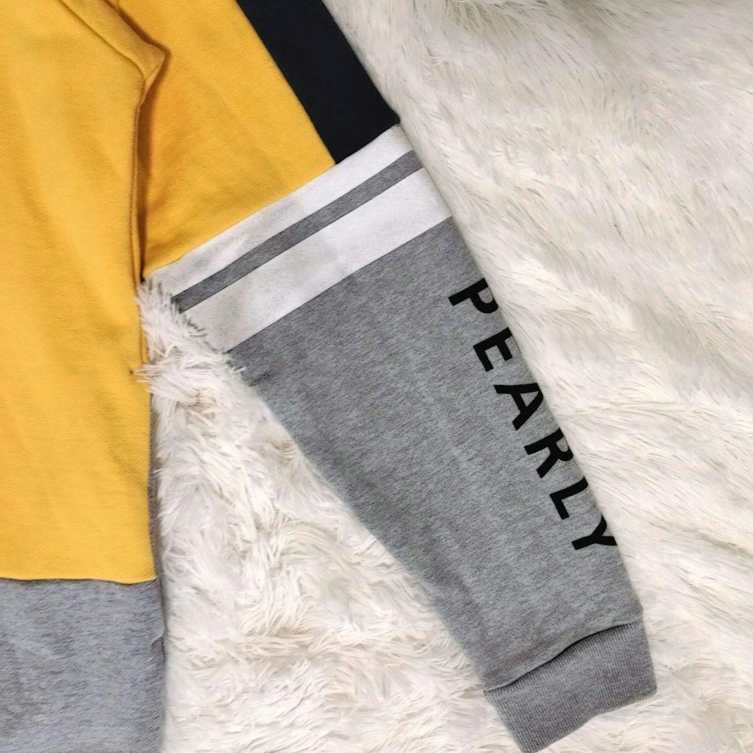 【パーリーゲイツ】フード付パーカー サイズ4 イエロー