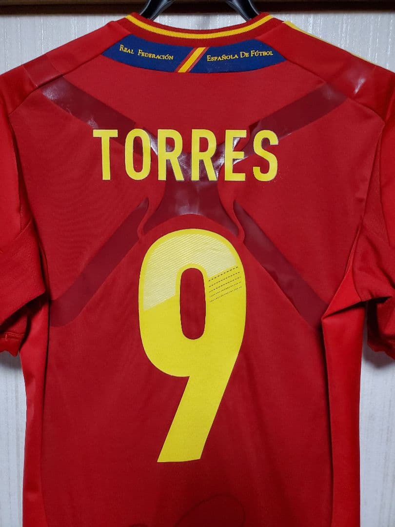 【超希少】★トーレス直筆サイン入り2012ジャージー・スペイン代表★