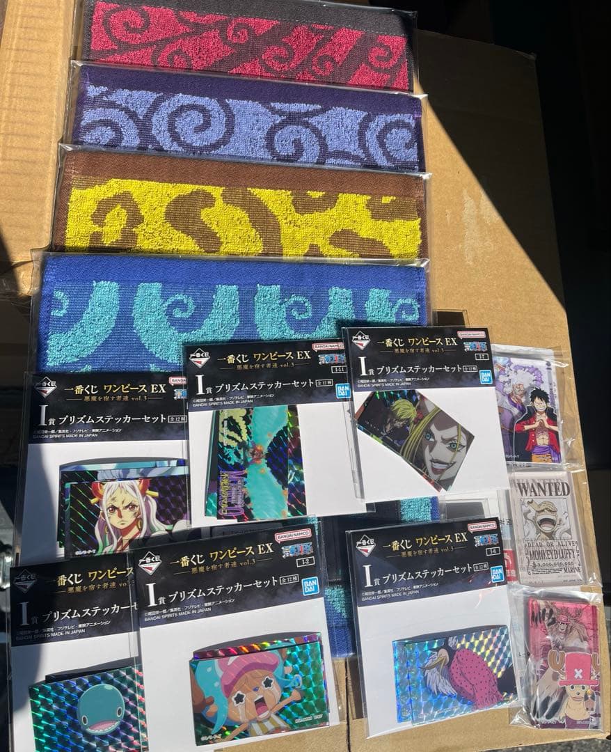 一番くじ ワンピースEX 悪魔を宿す者達　ABC E 賞4点セット