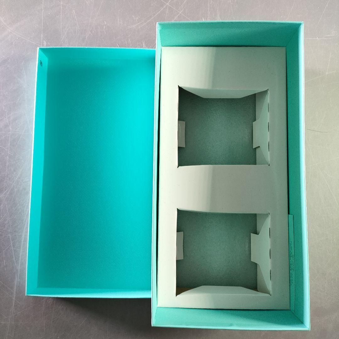 A900-3/TIFFANY＆Co./プラチナ ブルーバンド ペアマグカップ/