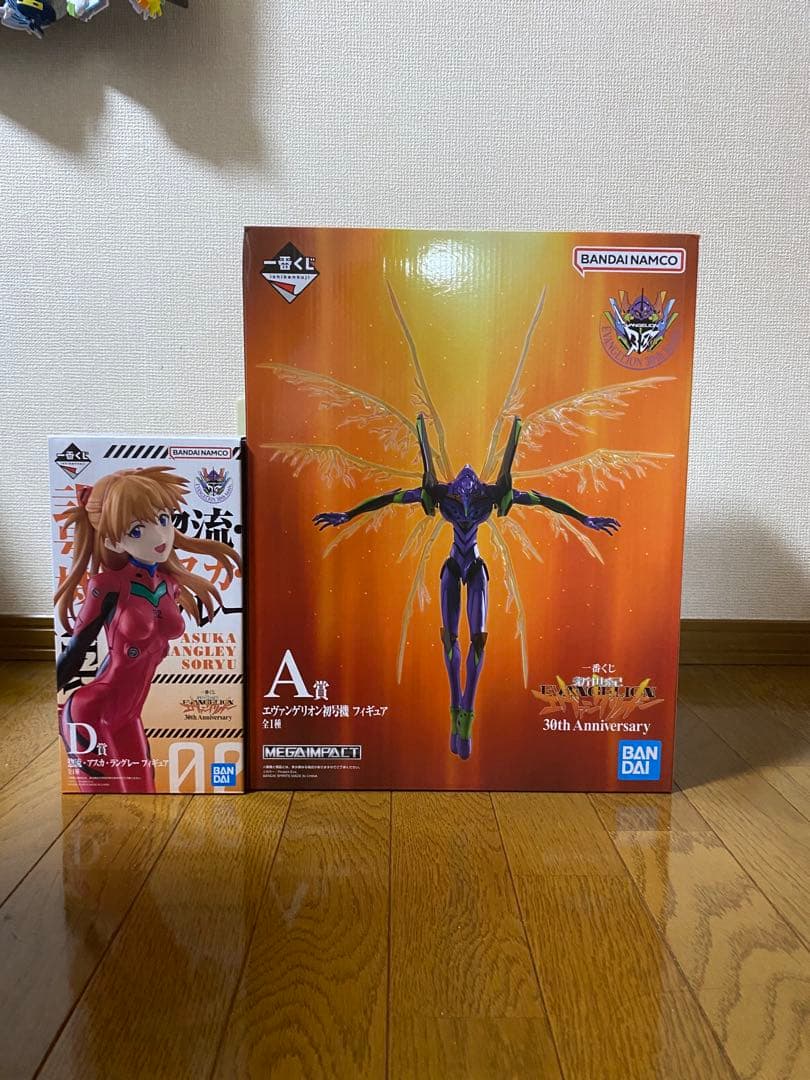 一番くじ エヴ30th A賞 初号機 D賞 アスカ 未開封 セット