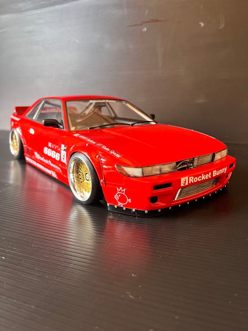 S13シルビア　ロケバニ仕様　ホイール付き