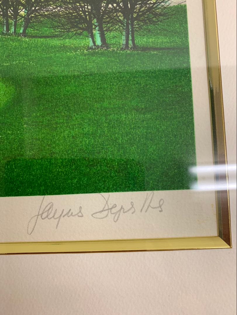 デビッド・シャンクロ ゴルフ場 リトグラフ 74/150