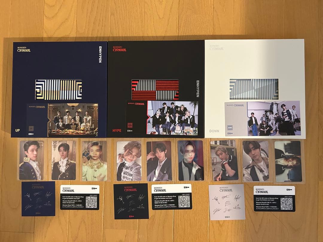 ENHYPEN アルバム　CD まとめ売り　トレカ付き
