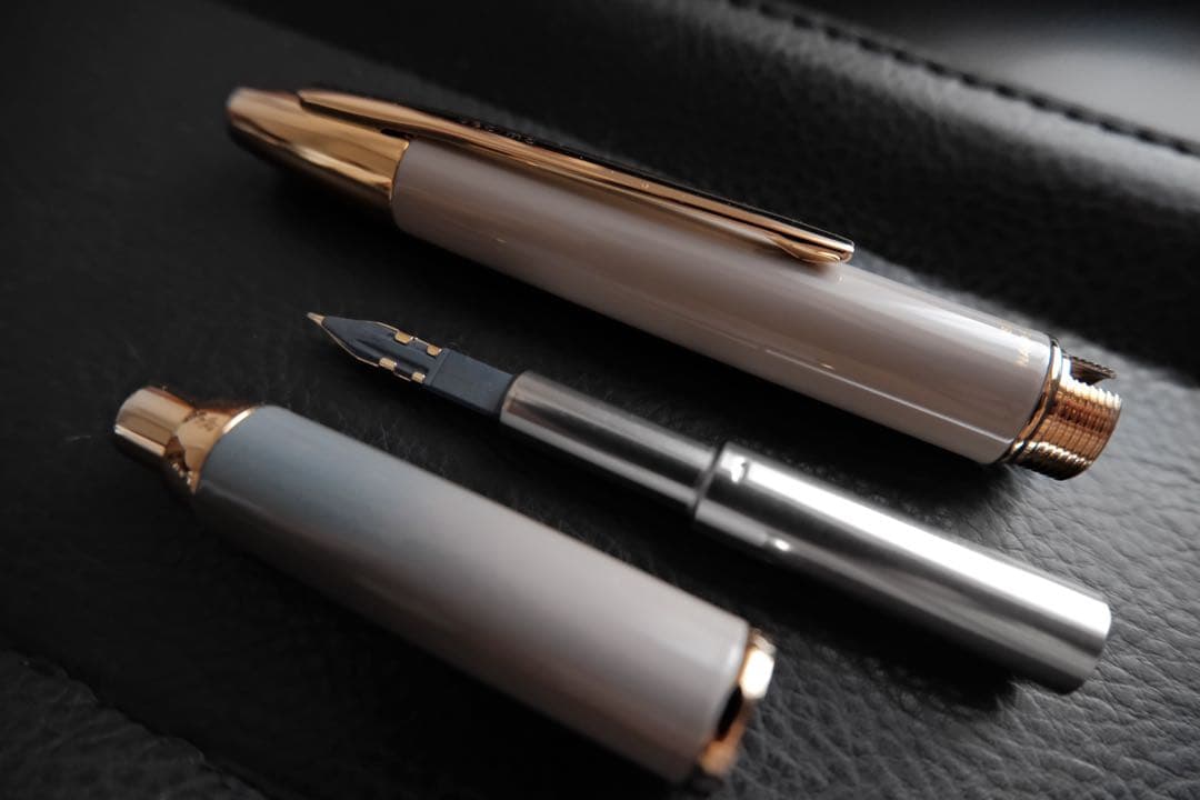 限定 海岸ストーングレー ゴールド キャップレス PILOT 万年筆