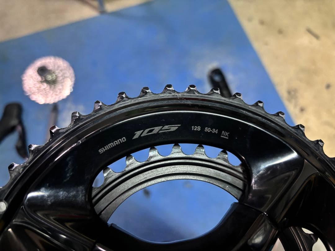 シマノ 105 Di2 12速 油圧ディスク グループセット 中古 作動確認済み