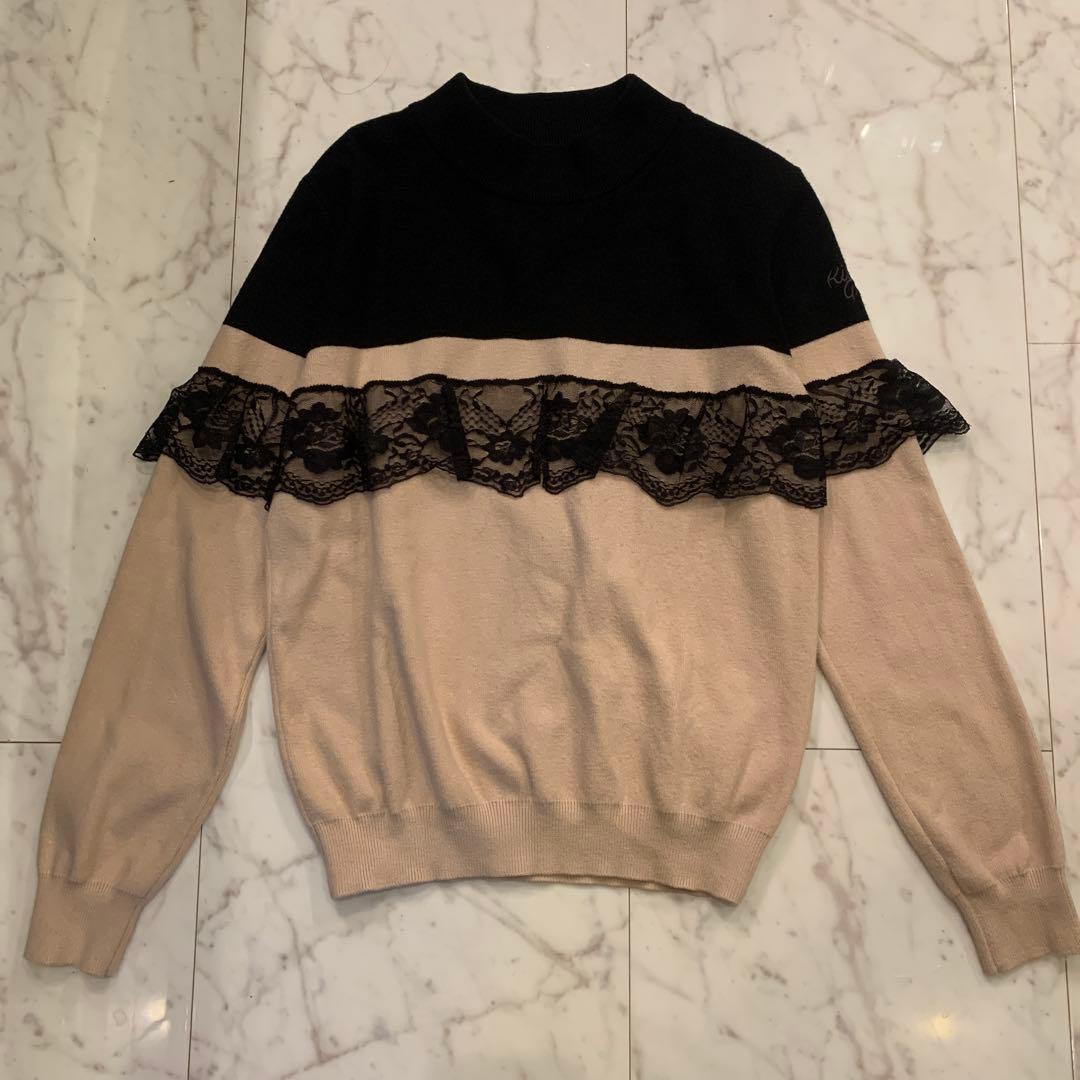 【セットアップ】ゴルフニット＆スカート　M