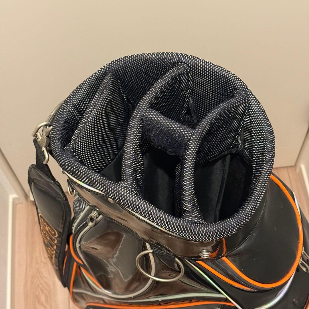 【希少・入手困難】 レザックス ジャイアンツ ゴルフ キャディバッグ エナメル