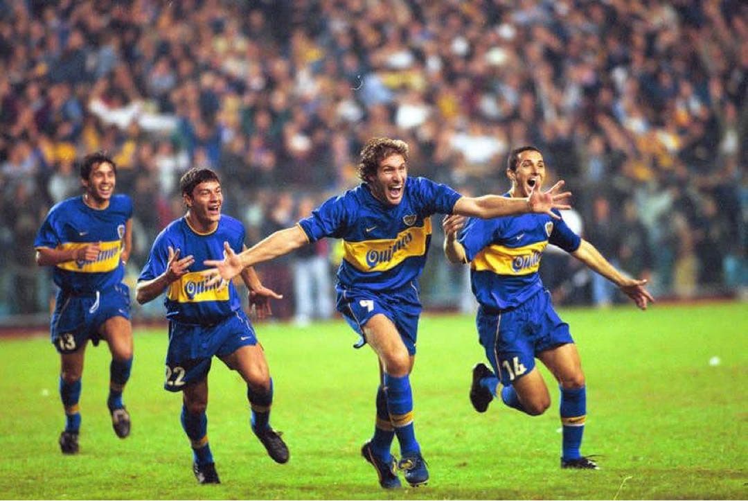 00-01(H) ボカ・ジュニアーズ　ユニフォーム　半袖　デッドストック