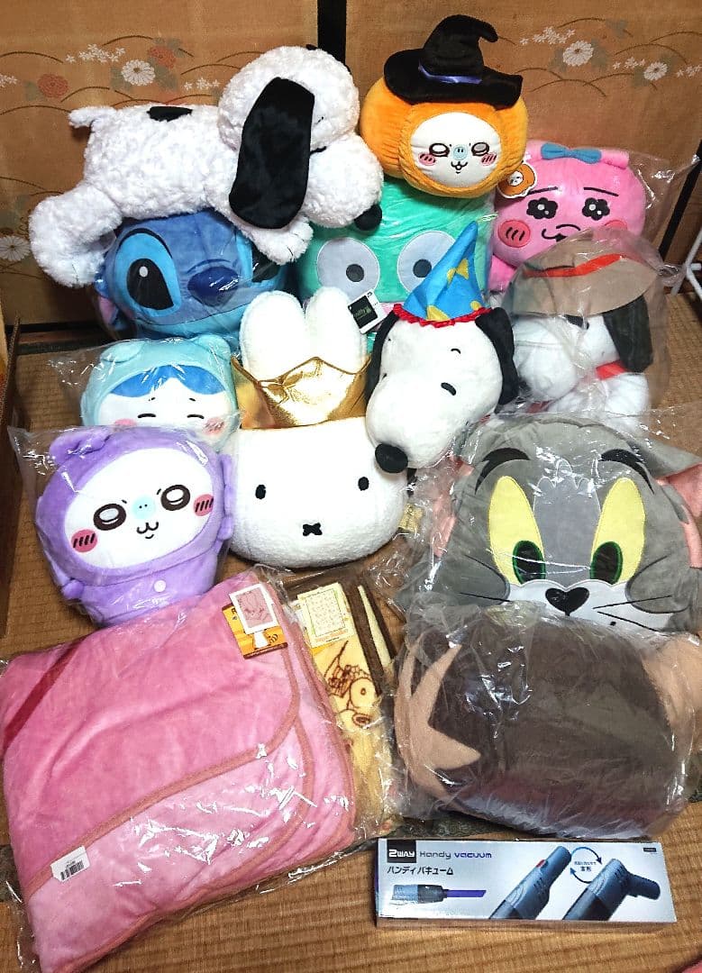 爆破週末セール！！ちいかわミッフィースヌーピーハンギョドントム等まとめ売りセット