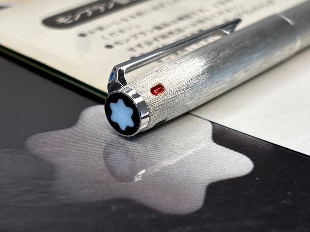 ⭐️価値の有る総銀製価値の高いNo106-O-mat4カラーマルチペン⭐️モンブラン