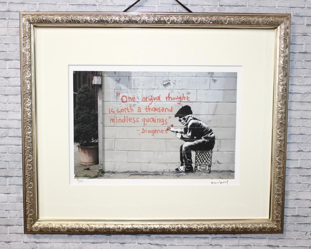 バンクシー Banksy One original エスタンプリトグラフ