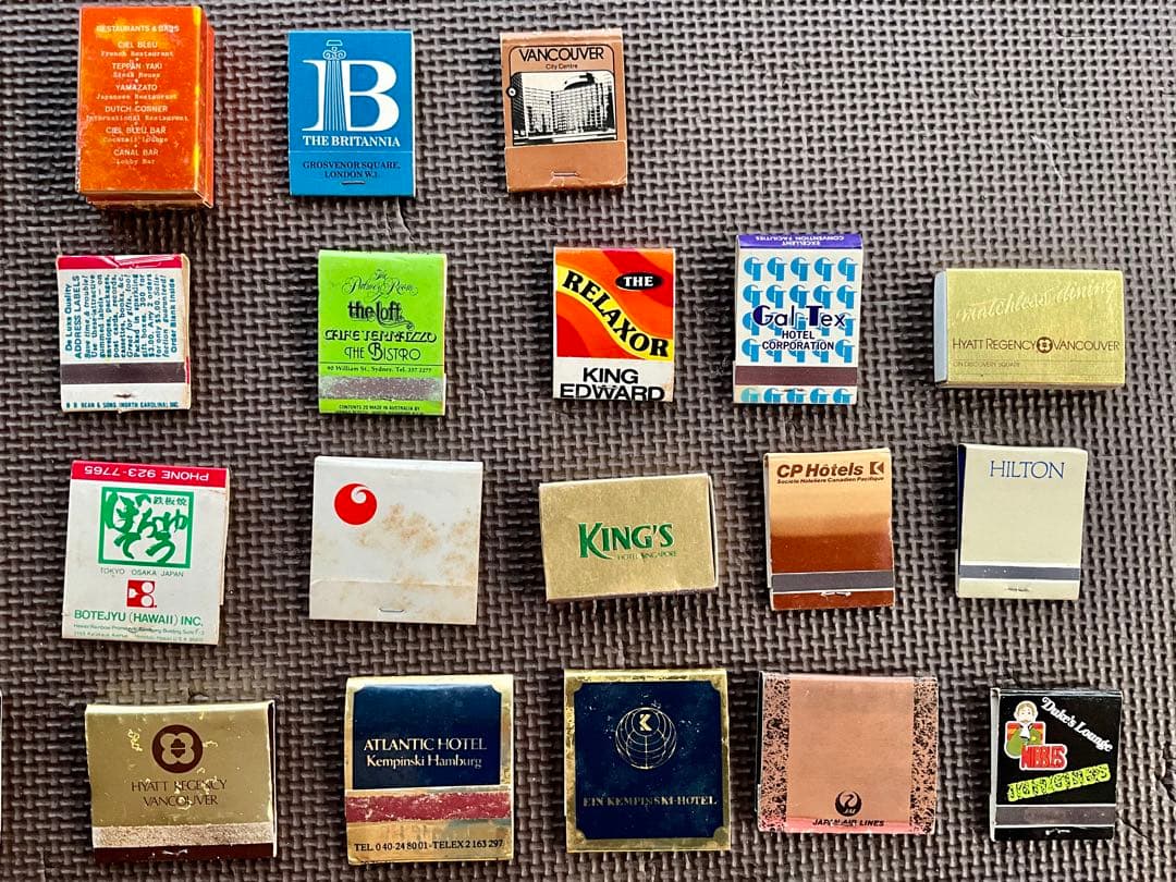 【超貴重】海外製年代物マッチ 北米 中米 欧州 中東 アジア 世界各地のマッチ