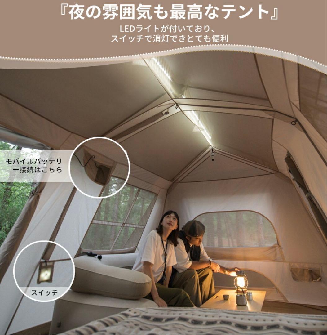 Naturehike Village 13.0 キャンプテント　ロッジ型