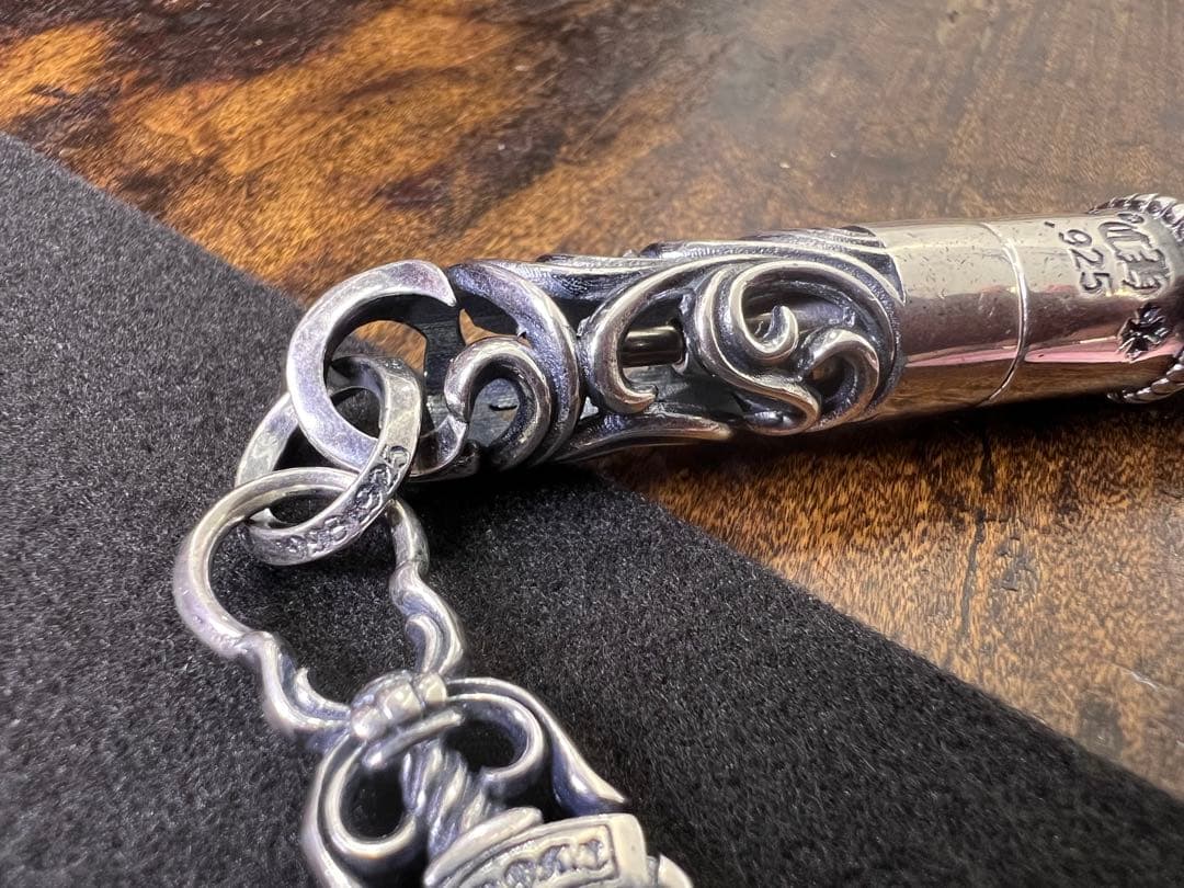 S925刻印有：重厚シルバーペンダントとしても使えるペン　SZB006