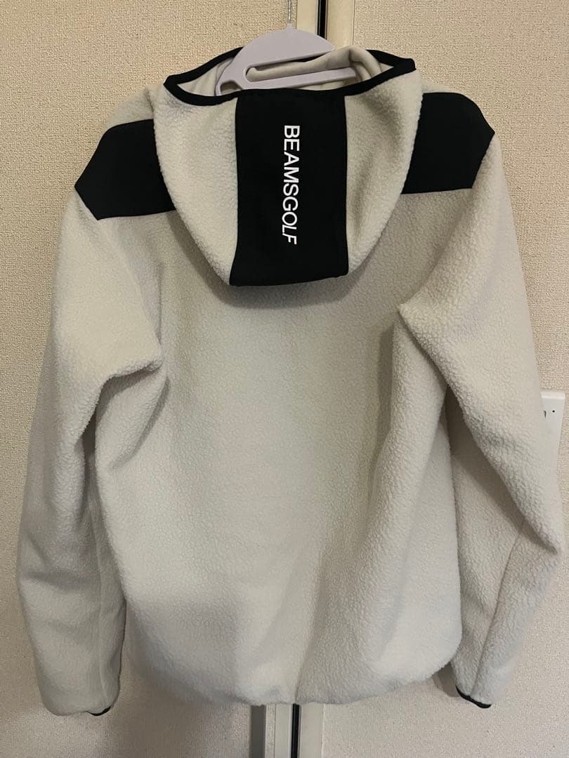 BEAMS GOLF フリースジャケット L ホワイト