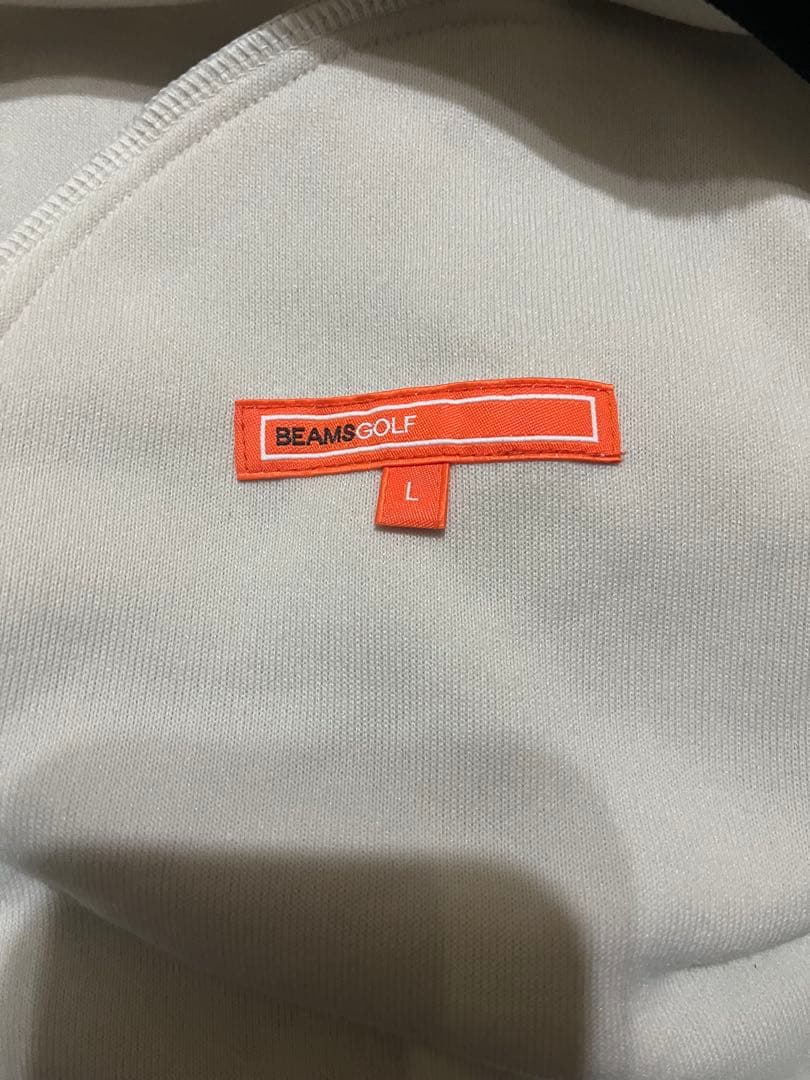 BEAMS GOLF フリースジャケット L ホワイト