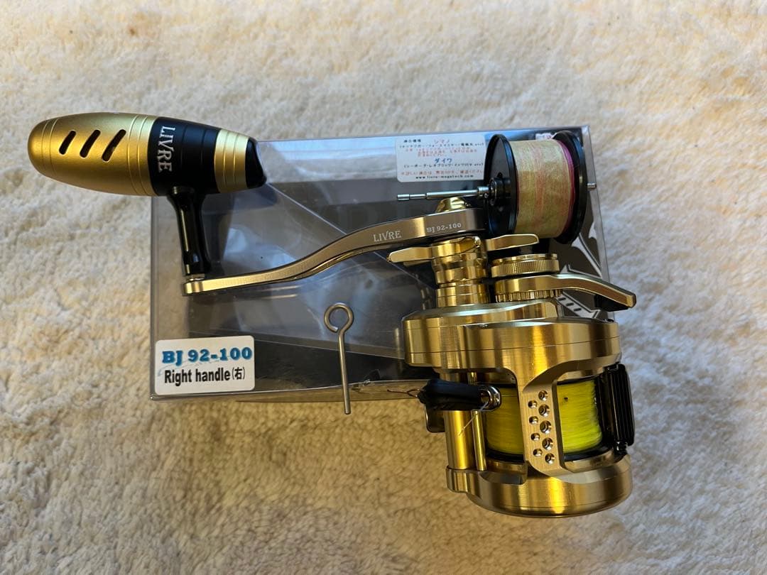 22 オシアコンクエスト 300XG リブレ替スプール付 BJ92-100 美品