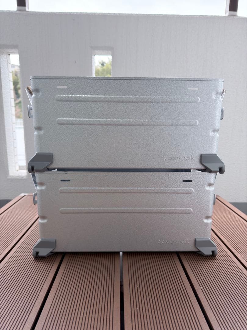 スノーピーク シェルフコンテナ25 ２点セット