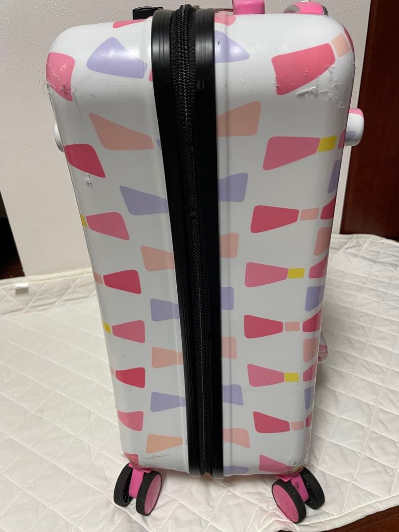 NORICCO ノリッコ 子供が乗れる キャリーケース TSAロック リボン柄♪