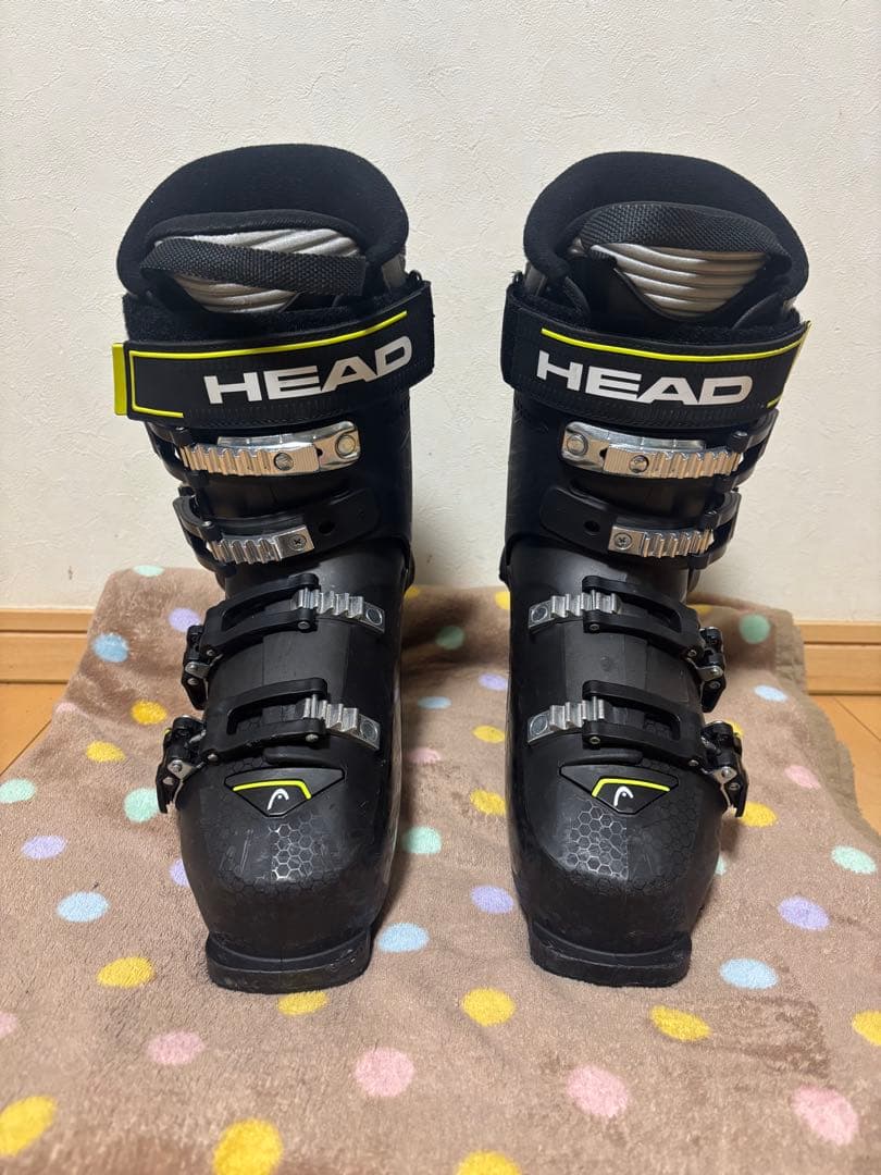 HEAD LYT 80 スキーブーツ ブラック/イエロー25cm〜25.5cm