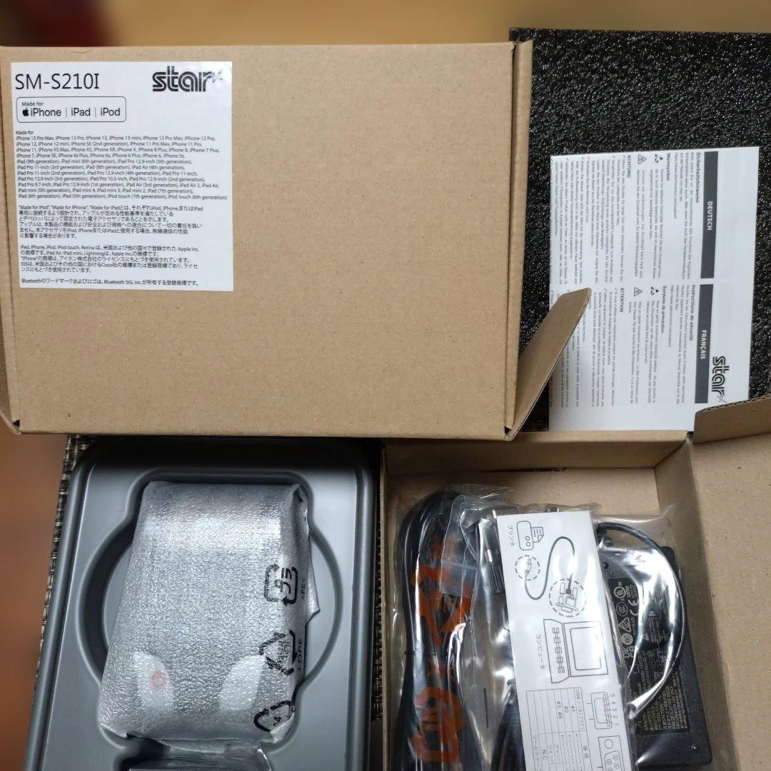 スター精密 【SM-S210i モバイルレシート プリンター】✭新品⑥