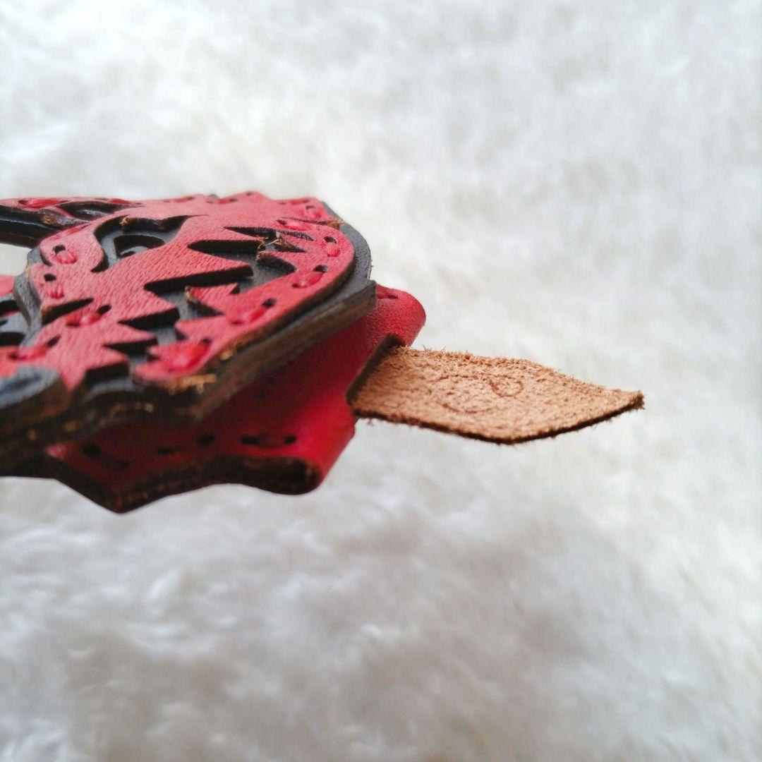 MAN WITH A MISSON FC限定 ロゴキーカバー 本革 日本製