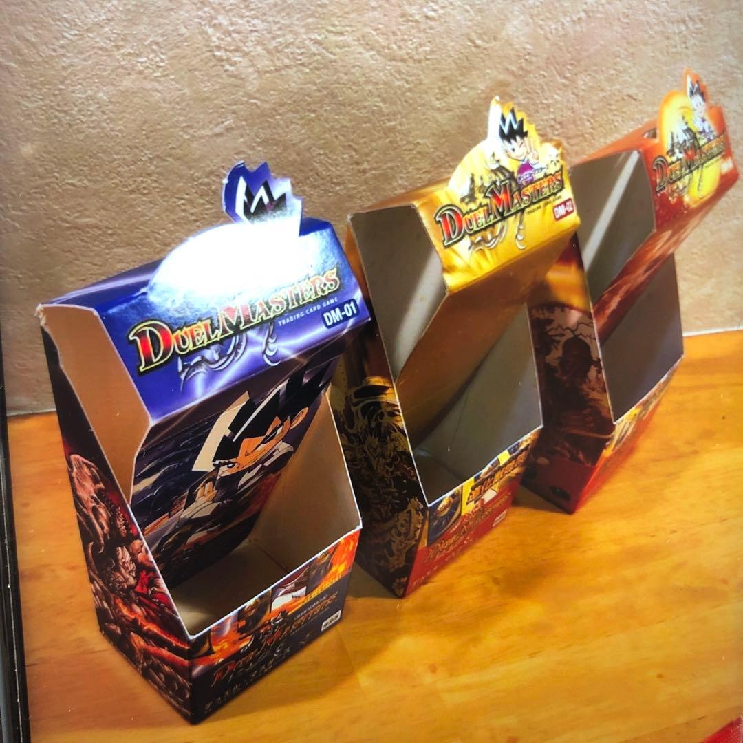 【絶版•希少】デュエルマスターズDM-01〜03 未開封　レアな外箱