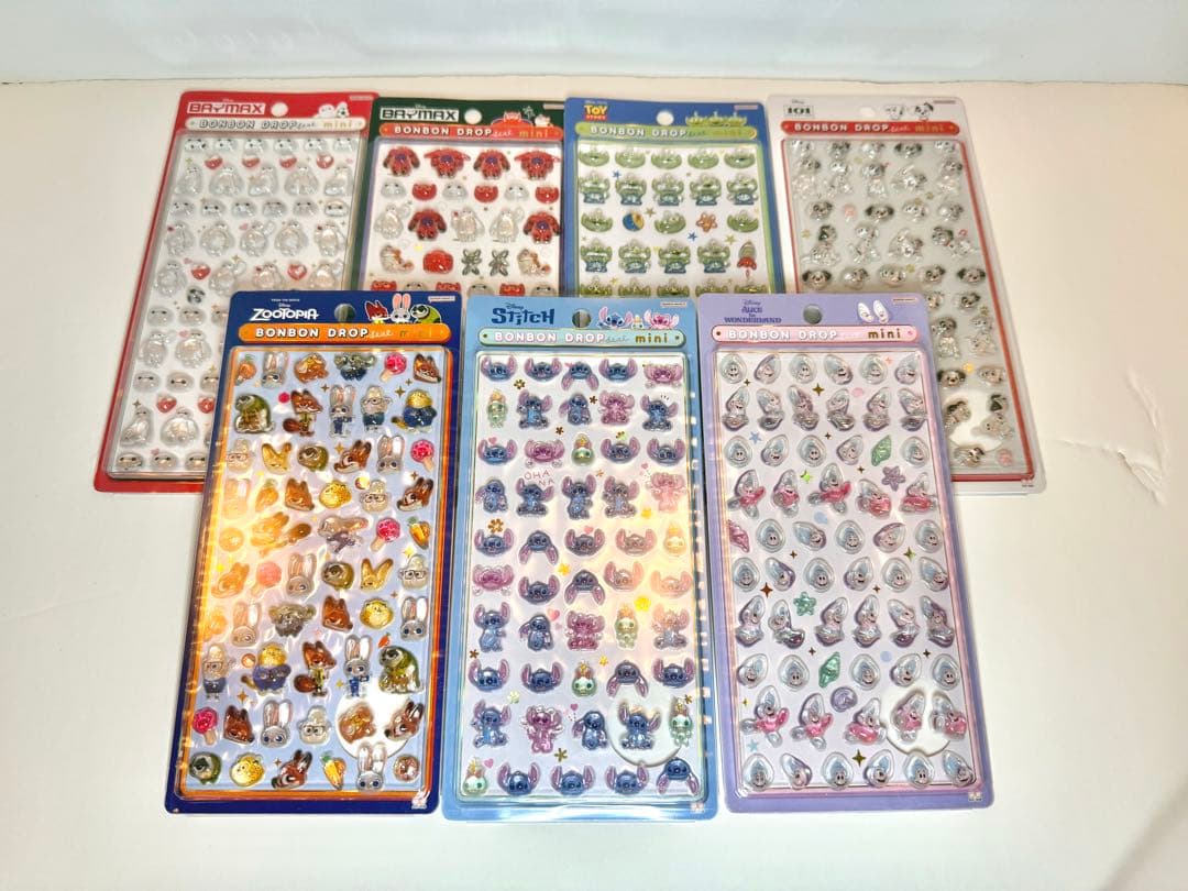 正規品　ディズニー　ボンボンドロップシール　ミニ　mini まとめ売り