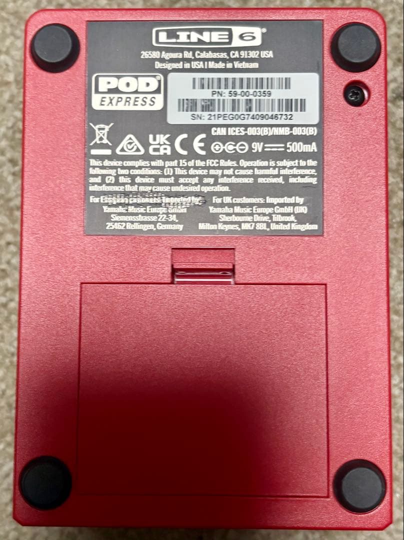 LINE 6 POD EXPRESS ギター用アンプシュミレーター・エフェクター