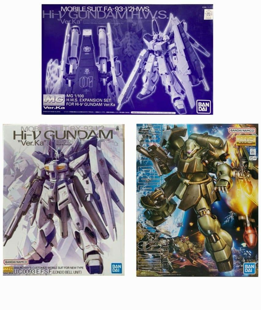 MG 1/100 Ｈｉ-νガンダム Ver.Ka　MG ギラ・ドーガ　他