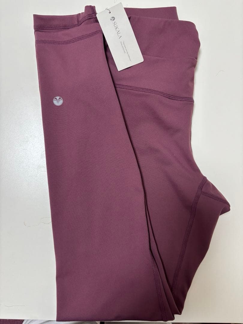 【新品】SUKALA スカーラ ECO ウエストツイストレギンス モカピンク S