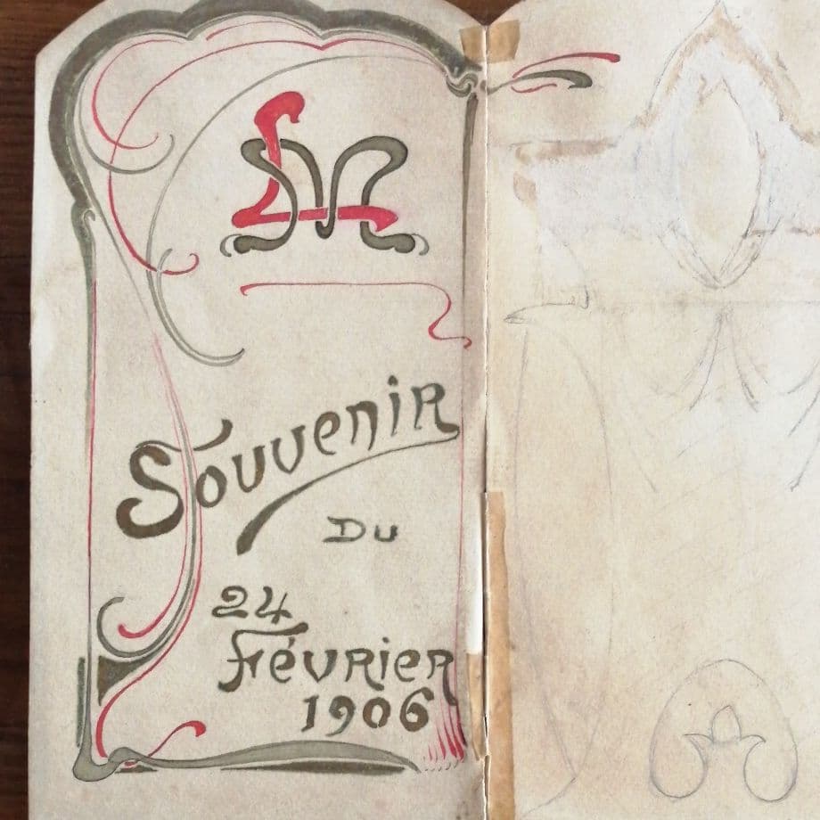 アンティーク　メニュー　MARIAGE