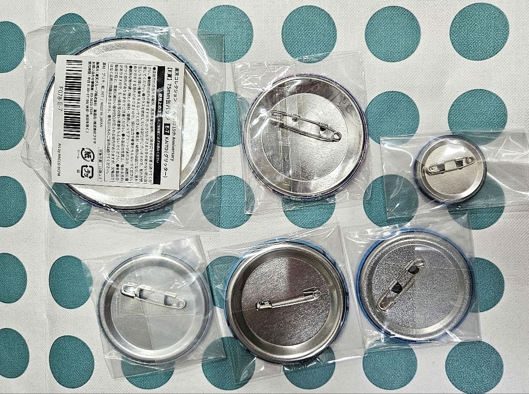 6点 KAITO 缶バッジ 星のカケラ 初音ミク 楽コレ MIKU EXPO