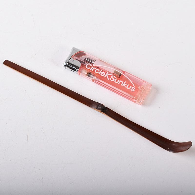 茶道具　裏千家十四代淡々斎自作　茶杓　銘「松風」　共筒共箱　M　R8369