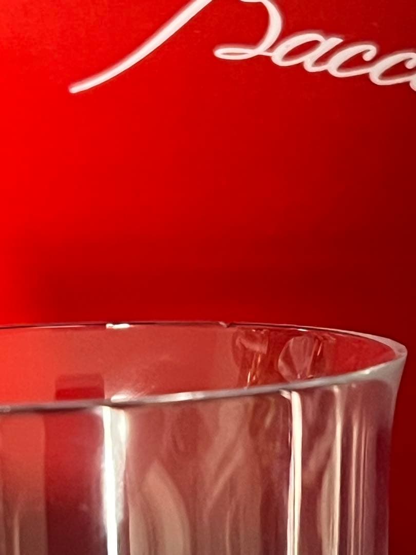 Baccarat クリスタルバカラシャンパングラス フルート 2個セット 箱付き