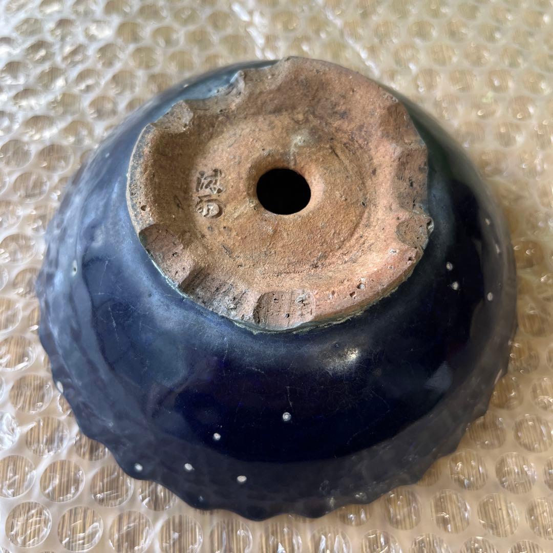 林沐雨　小品　盆栽鉢　レトロ　　(A7)