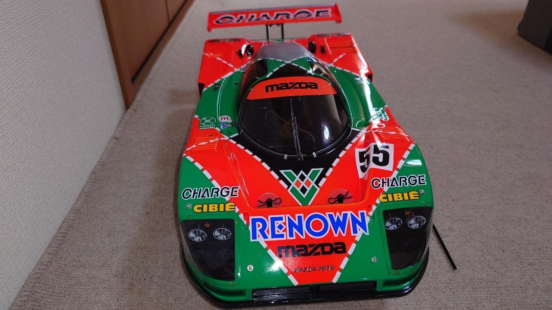 タミヤ　MAZDA787B　未走行メカ付き（プロポ、バッテリー無し）