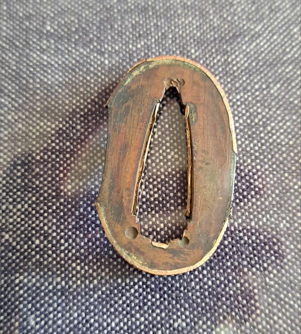 時代 刀装具 鍔 日本刀 つば 金張 象嵌 まとめ 4点 骨董 古美術 鉄鍔