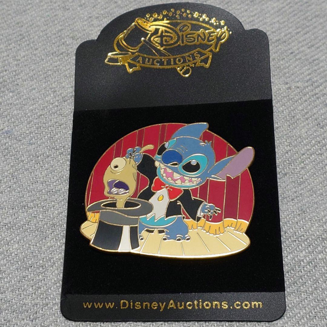 【レア】DisneyAuctions スティッチ プリークリー ピンバッジ