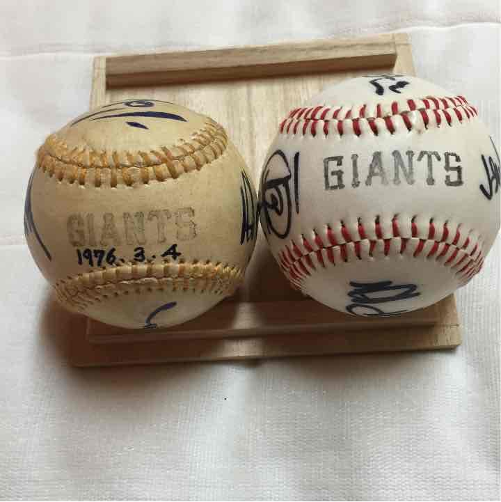 王貞治サインボール2球