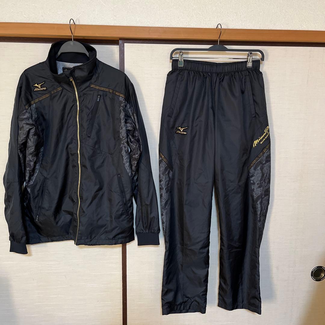 MizunoPro ブラック ジャケット パンツ セット L（美品）