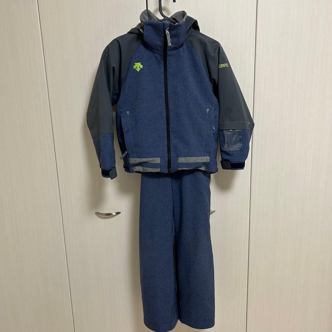 DESCENTE 子ども用スキーウェア ネイビー　130cm 帽子　おまけ