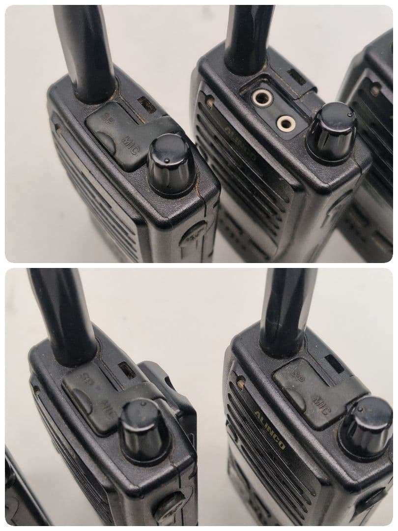 C049【ジャンク】ALINCO アルインコ DJ-S42 4台 充電器付