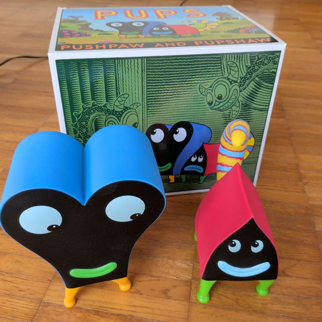 PUPS キャラクターセット（青・赤・黒）